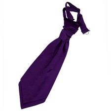Purple Boys Satin Plain Solid