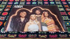 RARE ORIGINAL 1977 Vintage SWEDISH **ABBA** LARGE POSTER **SCARCE** 99 x 68cm