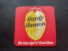 Hardy Hansons Beer Mat Uk Cat