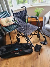 Folding Wheelchair Drive TraveLite Aluminium Transport Transit Chair Holdall Bag
