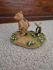 Winnie The Pooh and Piglet Figurine 1990s Classic Pooh Collection Disney