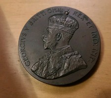 Great Britain 1925 Bronze Medallion British Empire Exhibition 51mm