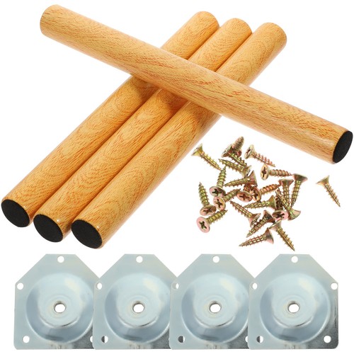 Set wood table legs - set,