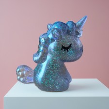 Resin Baby Unicorn Statue Figurines Ornament Gifts
