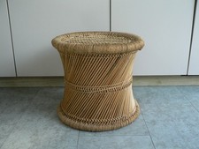Vintage side table plant - side,