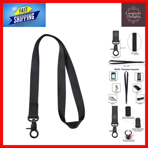 Leather lanyard neck - leather,