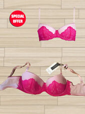 NEW John Lewis Collection Jasmine Pink Balcony Underwired Moulded Bra (32D)
