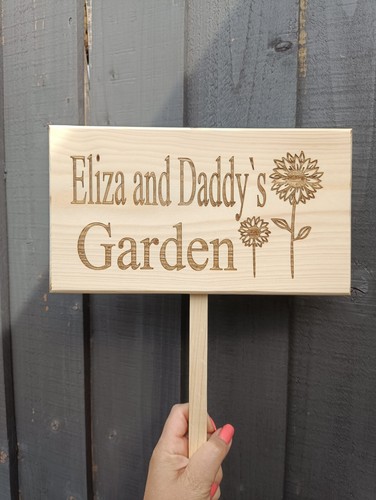 Any text personalised - text, wooden