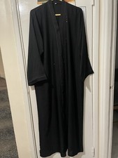 Women Abaya Or Burka With Scarf New Size 54 Black Colour