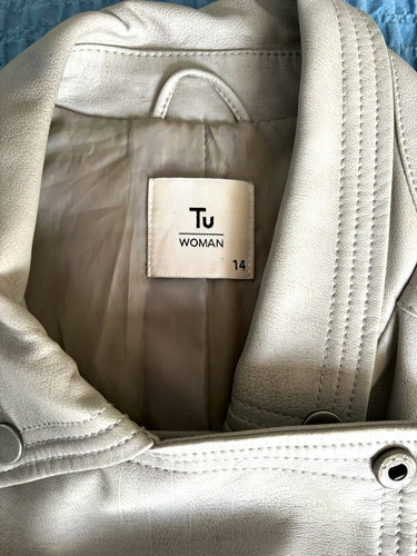 Women grey faux - grey, leather