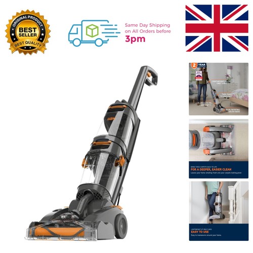 Upright carpet shampooer with - upright,