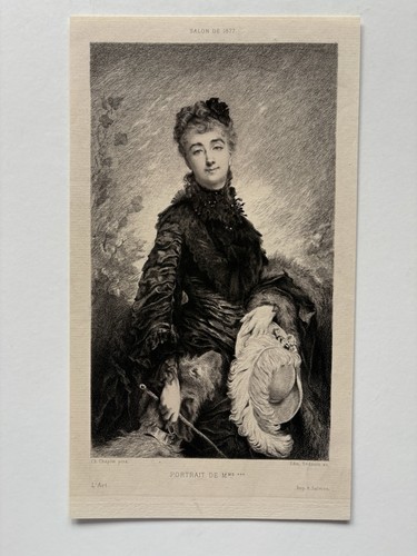 Antique french engraving - french,