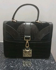 Biba Black Leather Suede