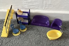 Peppa Pig Furniture Bundle Bunk Bed Bath Sofa Table Chairs stairs