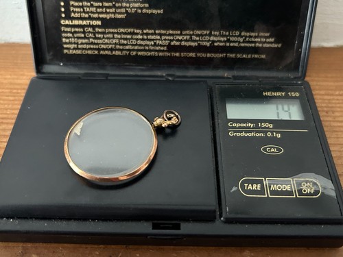 Antique 9ct gold - gold, double