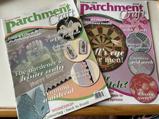 Job Lot - Two (2)  Parchment Craft Magazines - 2007 & 8