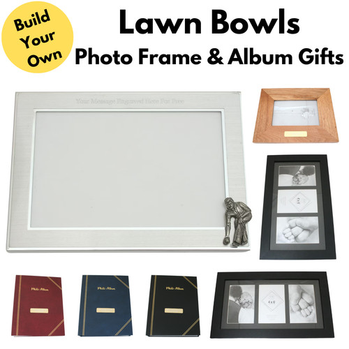Lawn bowls photo frames - bowls,