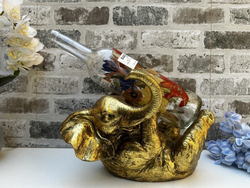 Aged gold drunken - drunken, elephant