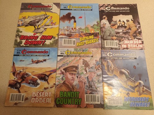 Commando comic book - commando, lot