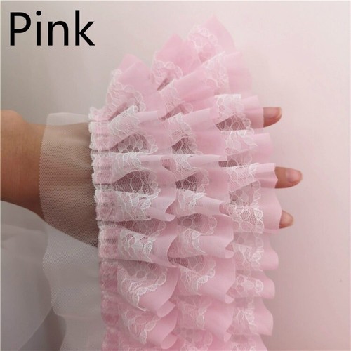 Layers ruffle lace edge trim - 3,