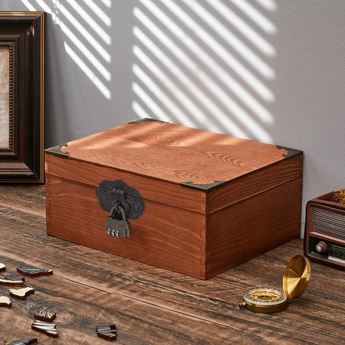 Lockable vintage wooden - lockable,