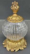 Vintage Crystal Sphere Ornate