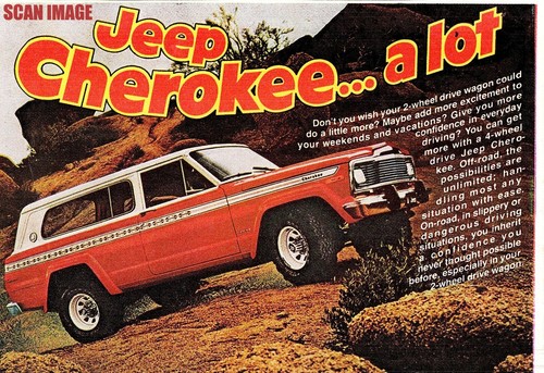 1978 advert jeep cherokee - advert,