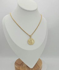 Gold St Christopher Necklace