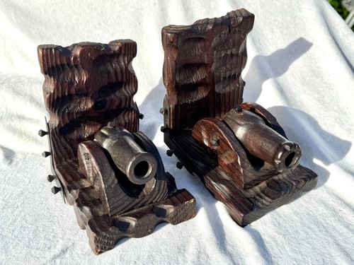 Pair vintage black forest - of,