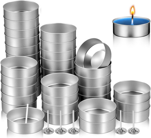 Candle tins aluminium tealight - tins,