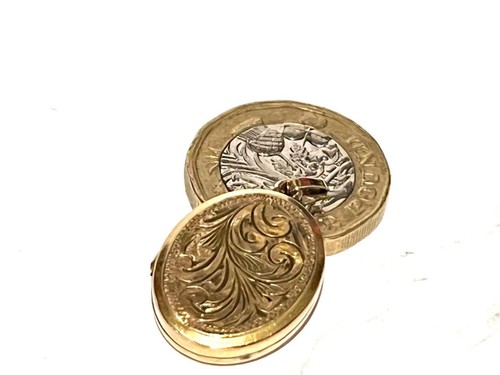 Vintage hinged 9ct rolled gold - 9ct,