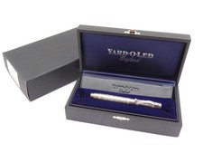 YARD O LED VICEROY VICTORIAN STERLING SILVER FOUNTAIN PEN 18 K GOLD NIB MEDIUM