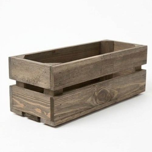 Wooden trough planter fruit - trough,