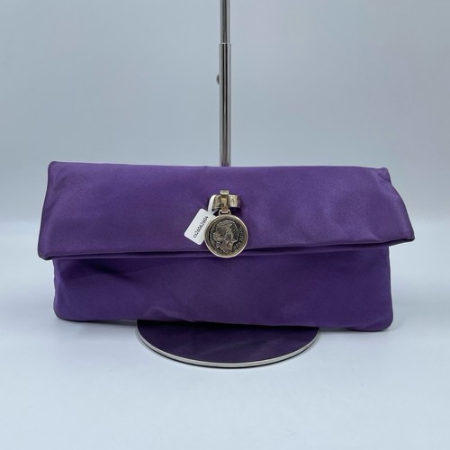 Bvlgari purple clutch bag - bvlgari,