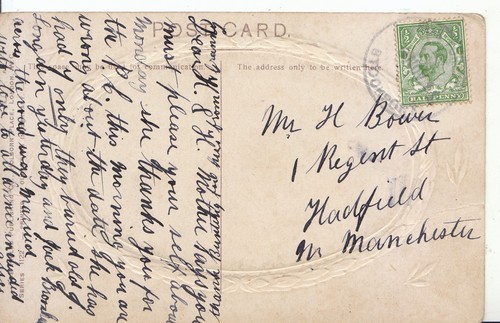 Family history postcard - postcard,