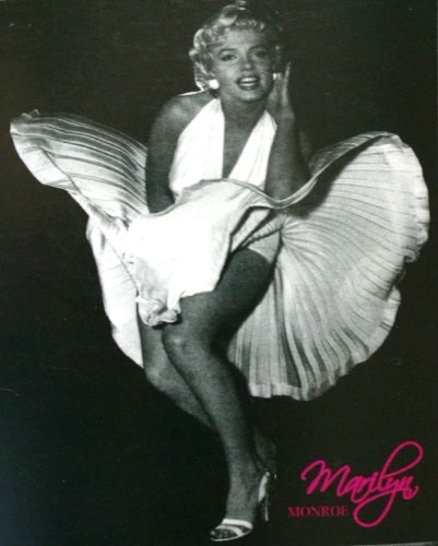 Marilyn monroe black - monroe, fleece