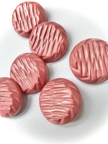 Old pink shank buttons 3cm - shank,
