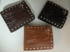 Mens coin cash note crocodile