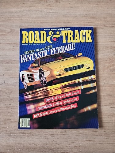 Road track june 1992 - road,