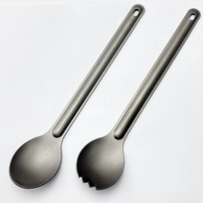 Outdoor Titanium Spork Long