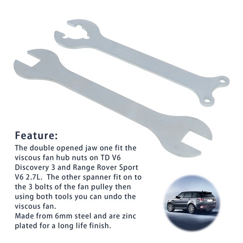 Viscous fan tool spanner - spanner, fit