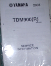 YAMAHA TDM900(R) SERVICE  INFORMATJON MANUAL 2003