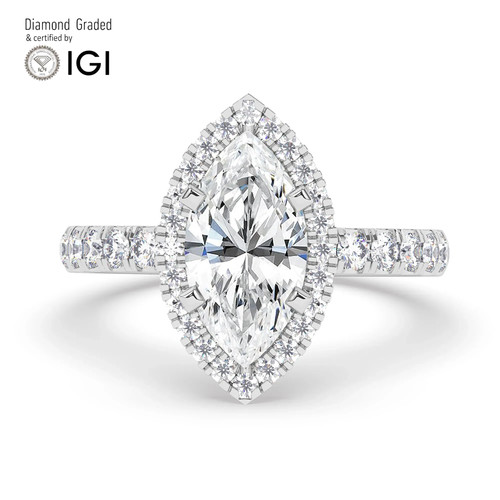 Marquise diamond engagement - diamond,
