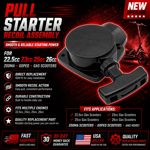 Pull start recoil starter - recoil,