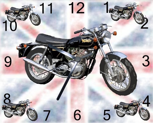Commando motorbike wall - commando,