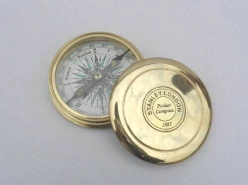 Vintage pocket 1885 compass - vintage,