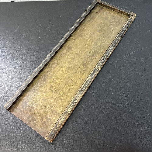 Letterpress printer block - letterpress, type