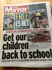 Daily Mirror Newspaper - June