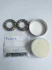 RALEIGH CHOPPER MK1, MK2 CRANK & HEADSET BEARINGS. WITH LITHIUM GREASE - NEW.