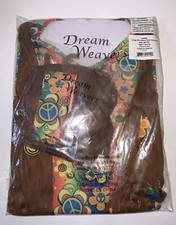 Hippie Child Costume NEW M(8-10) Kids Dream Weavers Fringe 60’s